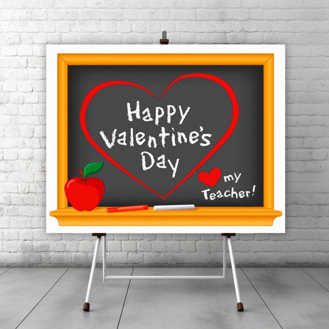 Poster Bonne Saint Valentin ! (Happy Valentine’s Day! Poster
Say Happy Valentine’s Day to a special teacher. )