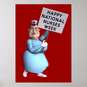 Poster Bonne Semaine nationale des infirmières !