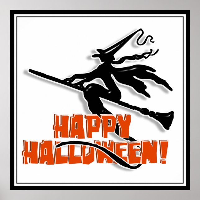 Poster Bonne Silhouette de cuisine Halloween (Devant)