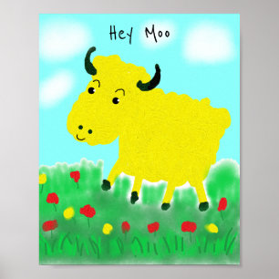 Poster Bonne vache