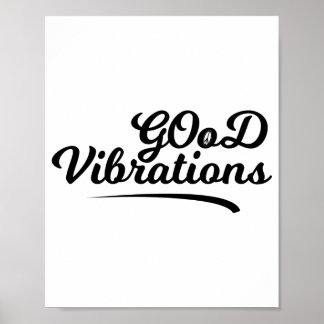 Poster Bonnes vibrations