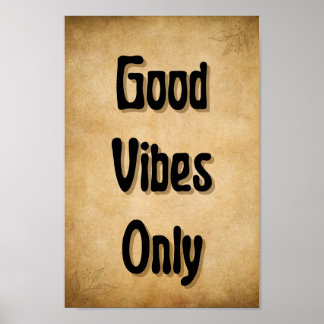 Poster Bonnes vitres seulement style vintage