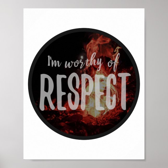 Poster bonnes vitrines dire pour l'amour de soi, l'accept (Devant)