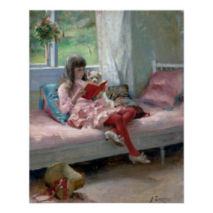 Poster Bons Amis par Albert Edelfelt 1881