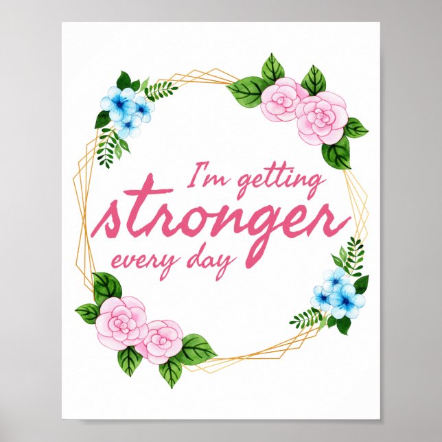 Poster bons positifs citations pour le travail (Devant)