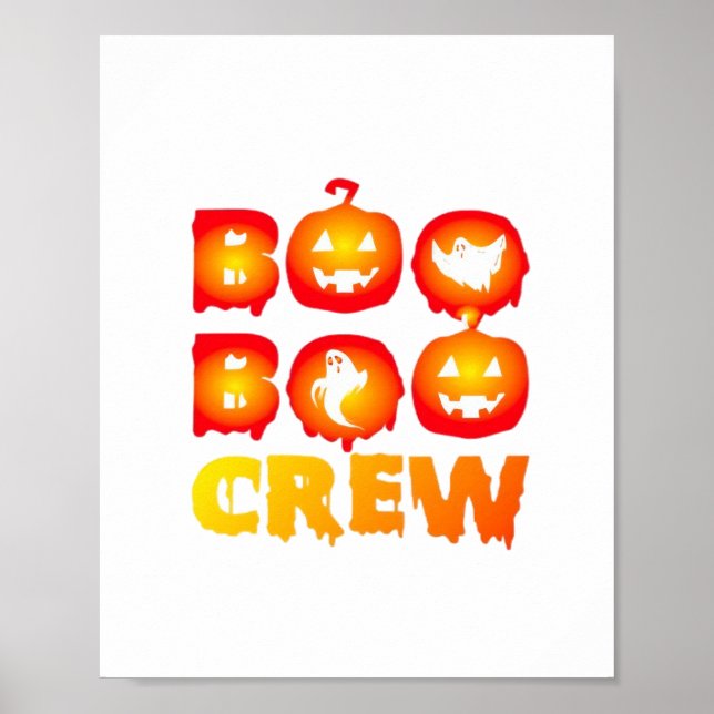 Poster Boo Boo Crew T-Shirt surdimensionné (Devant)