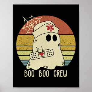 Poster Boo Boo Infirmière D'Équipage Infirmière D'Hallowe