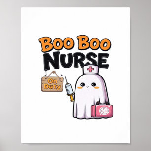 Poster Boo Boo Infirmière En Service Classique T-Shirt