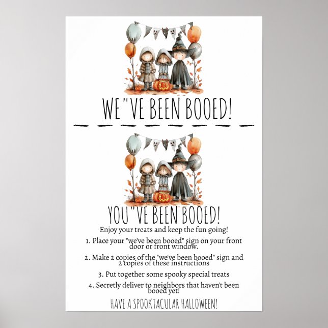Poster Boo Crew Surprise – Un jeu d'Halloween (Devant)