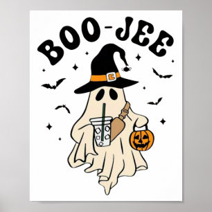 Poster Boo Jee Ghost Cute Drôle Halloween