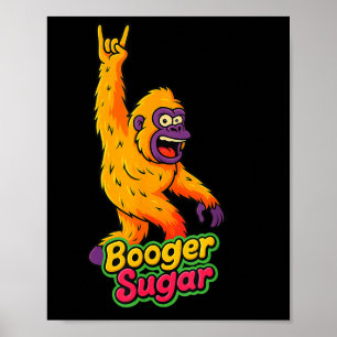 Poster Booger Sugar Nose Bières Sasquatch Yeti Nez Nachos