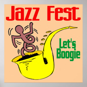 Poster Boogie au Jazz Fest