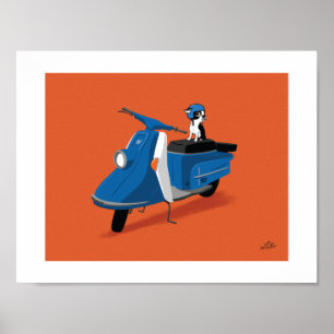Poster Boogie sur Heinkel
