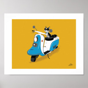 Poster Boogie sur le lapin Fuji