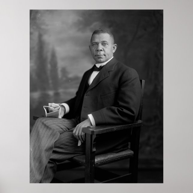 Poster Booker T. Washington Portrait par Harris & Ewing (Devant)