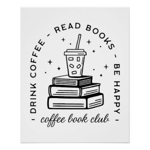 Poster Books and coffee-lover club de réservation