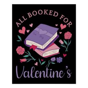 Poster Bookworm - Tous réservés pour Valentine's II