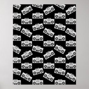 Poster Boombox Music Boombox Imprimer Boombox Motif Boomb