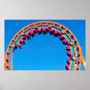 Poster Boomerang Roller Coaster Worlds of Fun, KC