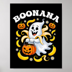 Poster Boonana Drôle Fantôme Banana Halloween Costume Hom