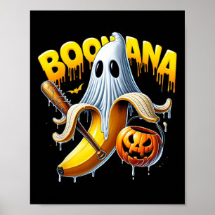 Poster Boonana Ghost Nana Funny Costume d'Halloween Art 1
