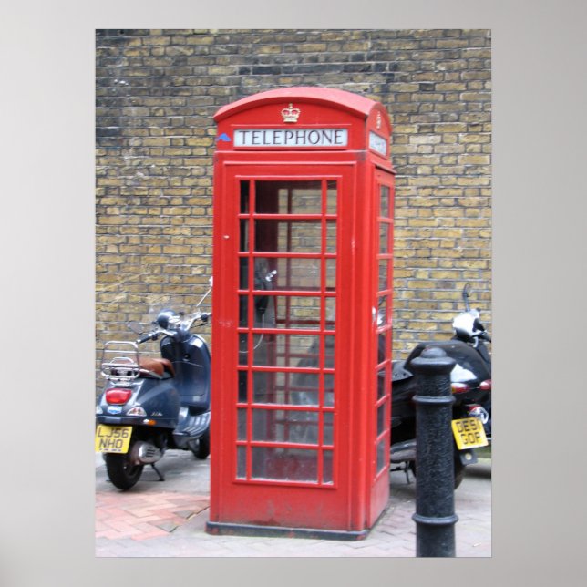 Poster Booth de téléphone de Londres (Devant)