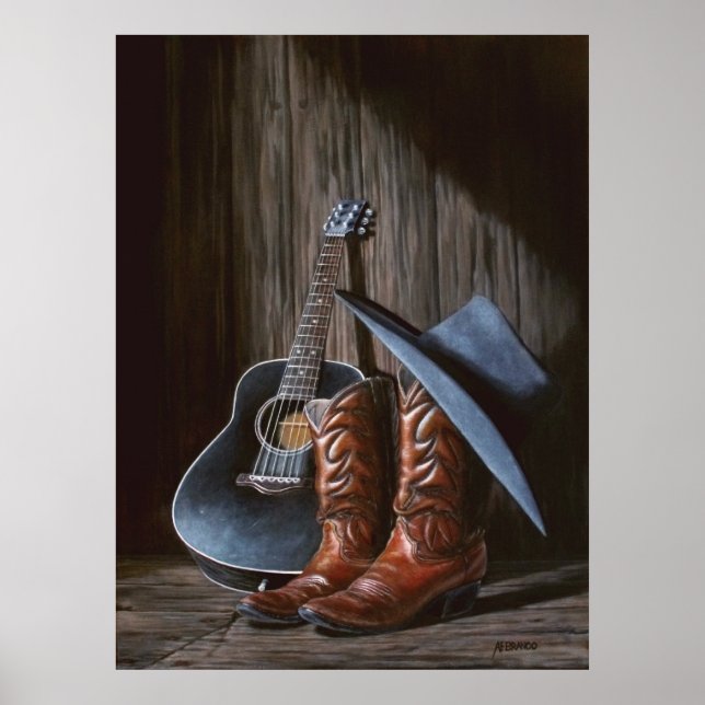 Poster "Boots" de la musique du comté (Devant)