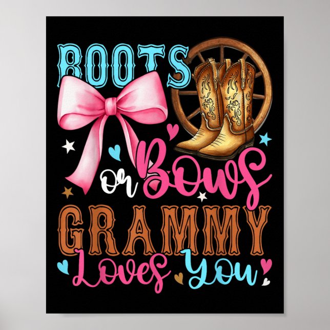 Poster Boots Ou Bows Grammy Aime Vous Genre Reveillez Par (Devant)