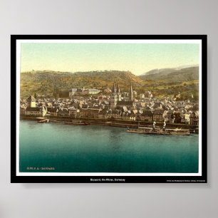 Poster Boppard, Rhin, Allemagne