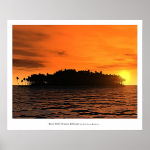 Poster Bora 2002 (édition de coucher du soleil)
