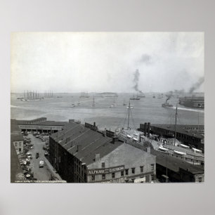 Poster Bord de mer de Boston