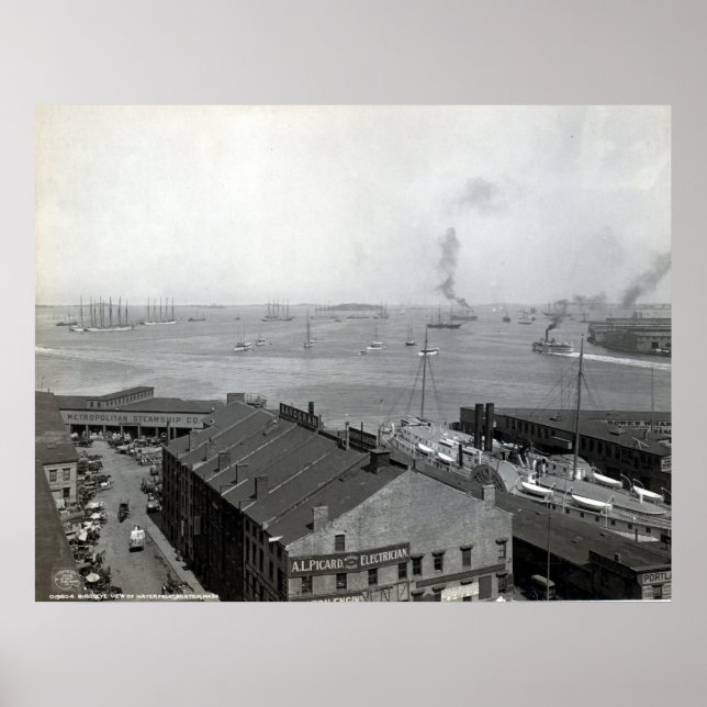 Poster Bord de mer de Boston (Devant)