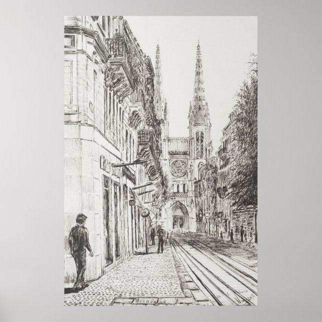 Poster Bordeaux France. Double flèche.2010 (Devant)