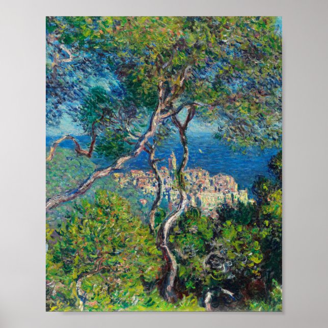 Poster Bordighera 1884 Par Claude Monet (Devant)