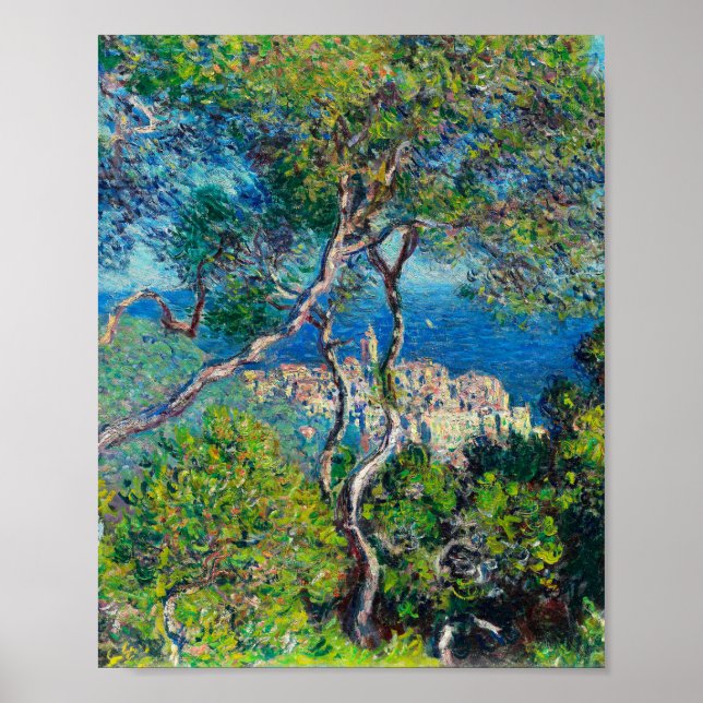 Poster Bordighera par Claude Monet (Devant)
