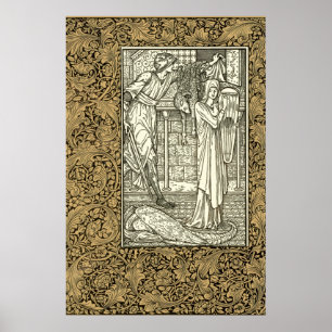 Poster Bordure vintage de William Morris de la Kelmscott