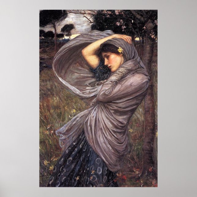 Poster BoREA, par John William Waterhouse, 1903 (Devant)