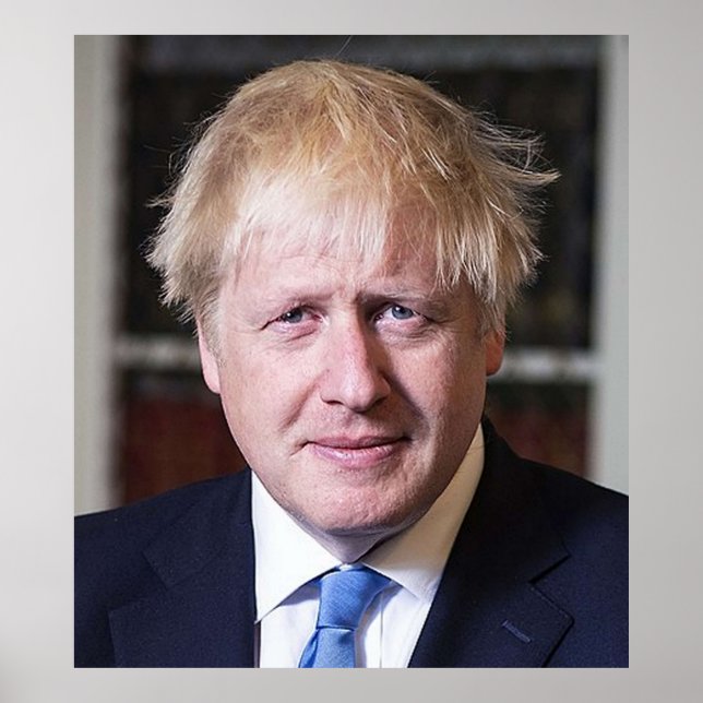 POSTER BORIS JOHNSON PREMIER MINISTRE BRITANNIQUE (Devant)