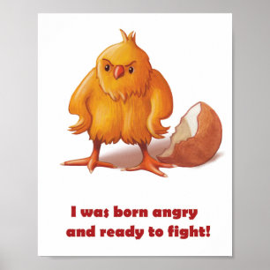 Poster Born to fight