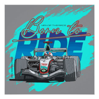 Poster Born to ride