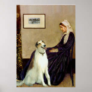 Poster Borzoi - La mère de Whistler