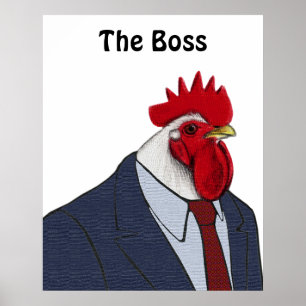 Poster Boss Rooster