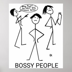 Poster Bossy People