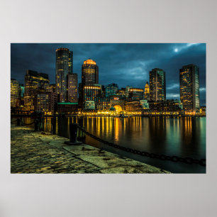 Poster - Boston la nuit