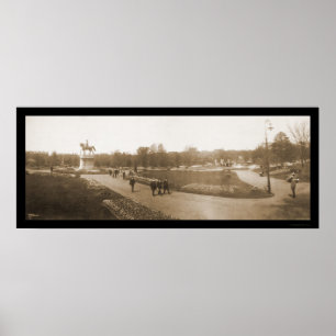 Poster Boston MA Garden Photo 1904
