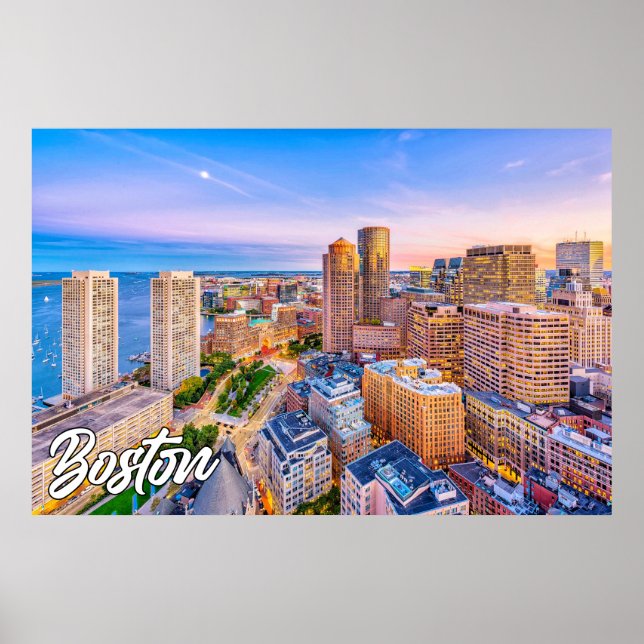 Poster Boston, Massachusetts, États-Unis (Devant)