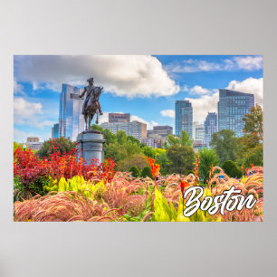 Poster Boston, Massachusetts, États-Unis
