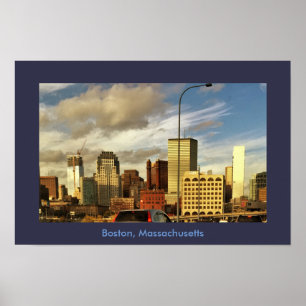 Poster Boston Massachusetts Photo