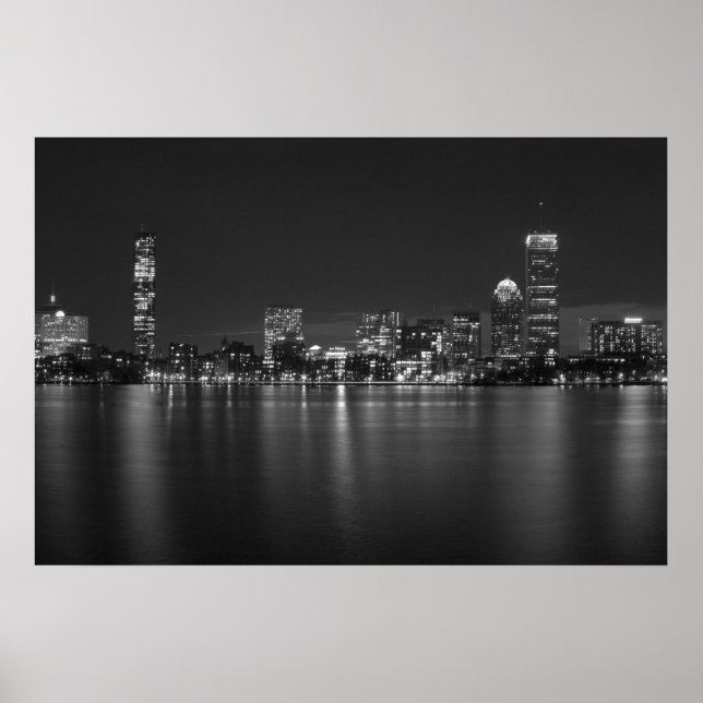 Poster Boston par nuit (Devant)