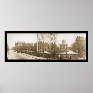 Poster Boston, photo 1903 d'hôpital de mA